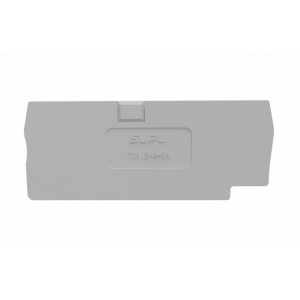 Торцевая крышка TC1.5-4-GY-EA, Торцевая крышка, для клемм TC1.5-4-..., цвет: серый