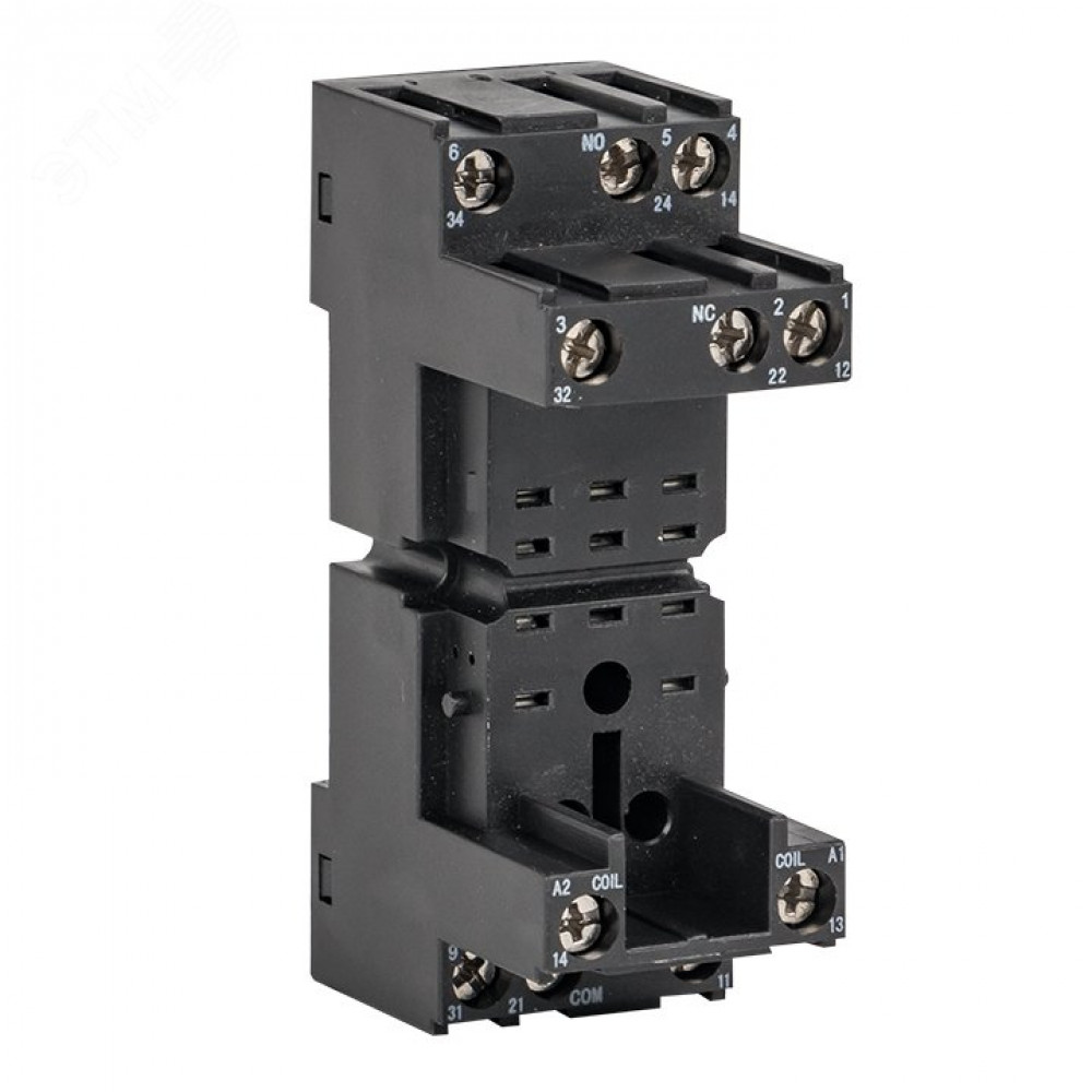 Изображение товара Разъем для реле РМ4 22/3 AVERES для DIN-рейки