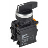 Переключатель длин. ручка 3 полож. 2NO ч-рный MASTER IEK MI-SW60-20XB3-4-25-3-K02