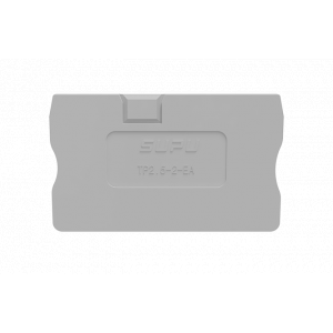 Торцевая крышка TP2.5-2-1-GY-EA, Торцевая крышка, для клемм TP2.5-2-1..., цвет: серый