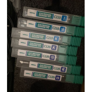 YIHUA 948D-V, Многофункциональный ремонтный комплекс, в составе паяльник 716D C210, мини-фен, термопинцет 716C, демонтажный паяльник, вакуумный пинцет, сменные жала C210 3шт, С120 2 пары, насадки для фена и пинцета, держатели