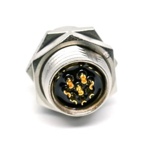 M12A-08PFFS-SH8001, Кабели для датчиков / Кабели для приводов M12 PANELSOLDER CONN 8PIN F CONN F PIN