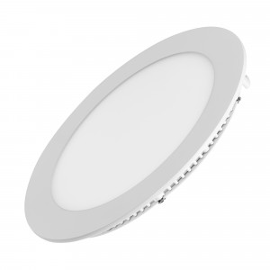 Светильник DL-172M-15W Warm White 020113, Тонкая панель 15Вт, белый круглый корпус. Цвет ТЕПЛЫЙ БЕЛЫЙ 3000K, св.поток 1125-1200лм, CRI(Ra)>80, угол 120°. Диаметр 172мм, высота корпуса 13мм, установка в отверстие 160 мм. Питание AC 180-240V, 15Вт, драйвер в комплекте (DC300mA, 40-50V), пульсация <
