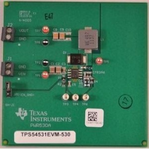 TPS54531EVM-530, Средства разработки интегральных схем (ИС) управления питанием TPS54531 EVAL MOD