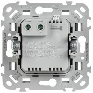 FLITE Подсветка встраиваемая 4000К ПЛ20-ФлЧ черный IEK FI-FL20-K02