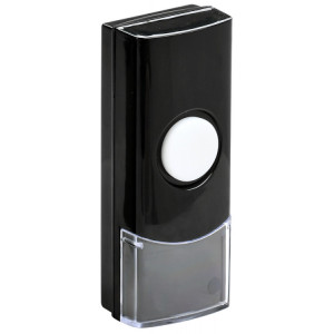 Кнопка для звонка беспроводного КЗБ2 IP44 черная EZD21D-KZ-02-K02