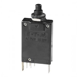 2-6400-IG8-P10-A3-SI-401041, Автоматические выключатели 250VAC/28VDC, Single pole thermal circuit breaker, push-to-reset, tease/trip-free, snap action, threadneck panel mount, auxiliary contacts