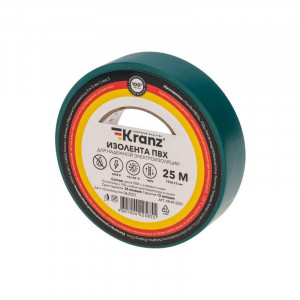 Изолента ПВХ 0.13х19мм 25м зел. KR-09-2203