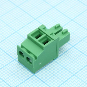 15EDGKA-3.81-02P-14-100A(H), Разъемный клеммный блок. Серия 15EDGKА-3.81, 2 контакта