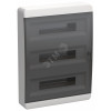 Корпус пластиковый ЩРН-П-54 IP41 черн. прозр. дверь TEKFOR TF5-KP12-N-54-41-K01-K03