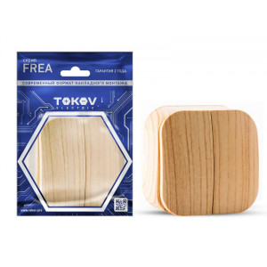 Выключатель 2-кл. ОП Frea 10А IP20 250В АБС-пластик сосна TKE-FR-V2-C25