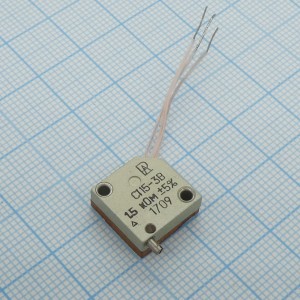 СП5-3В 1   1.5К ±10%, Резисторы  переменные подстроечные проволочные