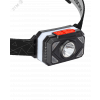 Фонарь аккумуляторный налобный 2Вт LED+2Вт SMD LED тепл. широкий свет Li-ion 14500 500мА.ч корпус ABS-пластик цветная подсветка USB-шнур type C регулируемый эласт. ремешок KOC511Lit