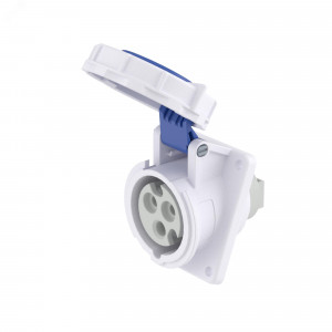 Розетка панельная с наклоном IP67 16А 2P+E 230В DIS4181663