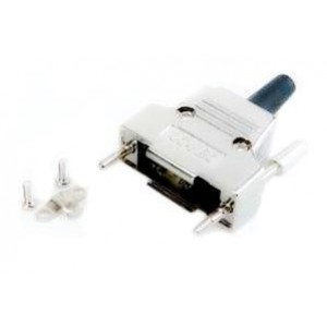 165X17359XE, Корпуса разъемов D-Sub  9P METAL HOOD W/STRT CBL EXIT SINGLE PKG