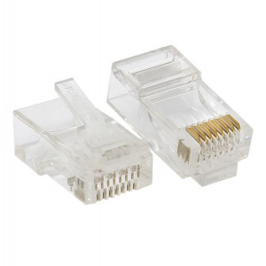 Коннектор RJ-45 TERACOM PRO неэкранированный 8P8C 30мкд Cat.6 универсальный (упак.20шт) [TRP-PLUG-6UTP-20]