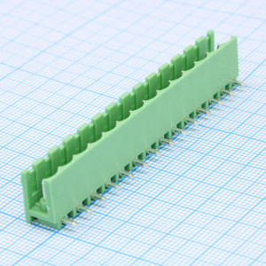2EGTR-5.08-14P-14-00, Разъемный клеммный блок на плату, 14 контактов. Серия 2EGTR-5.08