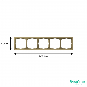 Рамка 5-м ArtGallery зол. SE GAL001605