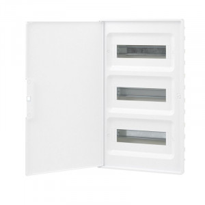 Щиток 36 мод встраиваемый FRAME ЩРв-П-36, белый, с белой дверцей, с 4  шинами PEN (2шт на 8 отв. и 2шт на 10 отв.) F36B1WW DKC F36B1WW