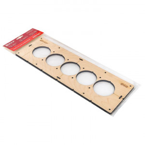 Шаблон для подрозетников c 5 отв. диам. 68 мм EKF Expert sh-d68-5