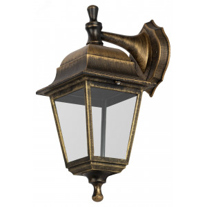 НБУ 04-60-001 бронза Светильник садово-парковый Леда настенный четырехгранный под бронзу Е27 Б0048112