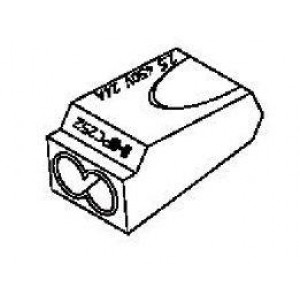 19430-0004, Клеммы 5 WAY PUSH IN 22-12 AWG TRANSPARENT GRAY