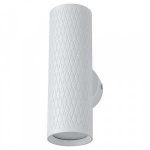 Светильник WL46 WH под лампу MR16 GU10 12Вт для интерьера/фасадов IP20 бел. Б0058501