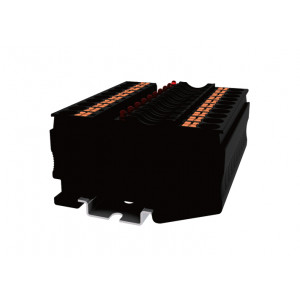 Предохранительная клемма TP6-FSI/F-LED220-L/R-BK, Предохранительная клемма, тип предохранителя: флажковый, LED 250V, тип фиксации провода: Push-in, номинальное сечение: 6 мм кв., 25A, 220V, ширина: 8,2 мм, цвет: черный, тип монтажа: DIN35