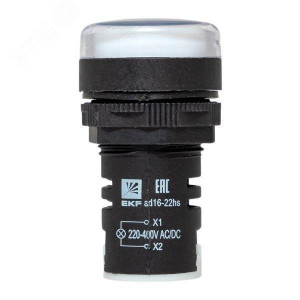 Матрица светодиодная AD16-22HS белый 220-400 В AC/DC EKF