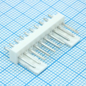 22272101, Разъем типа провод-плата, вилка прямая, шаг 2.54 мм, 10 контактов. Монтаж в отверстие серия KK® пакет