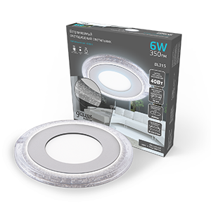 Светильник Bubbles Кругл. 3+3W, LED 4000K, 350лм,103х31мм,80 1/40 BL315