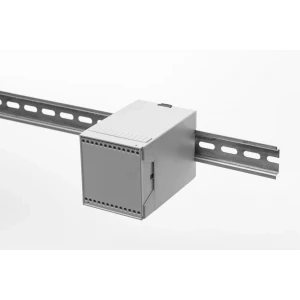 CN70AK-RU, Корпус пластиковый без заглушек с установленным пружинным замком для установки на DIN-рейку, светло-серый (RAL7035), аналог серии CombiNorm-Classic BOPLA