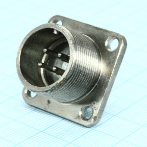 2РМГД18Б4Ш5Е2, Соединитель  цилиндрический низкочастотный герметичный