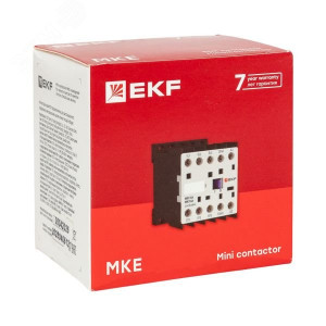 Мини-контактор МКЭ 9А кат. 230В AC 1НО PROxima Mctr-s-9-230