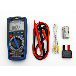 DT-61, Цифровой мультиметр 6 в 1 объединяет в себе функции шумомера, люксметра, влагомера, термометра, бесконтактного измерителя напряжения переменного тока и цифрового мультиметра