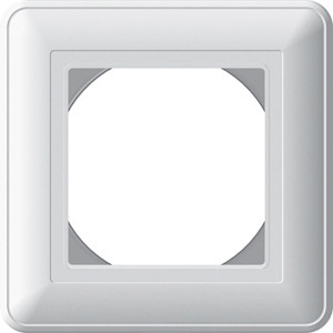 W59 AQUA 1-постовая РАМКА, IP44, БЕЛЫЙ C2 KD-1B-18