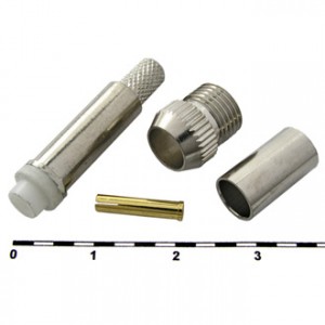 FME-C58J, Разъём высокочастотный FME гнездо, обжимной для RG58