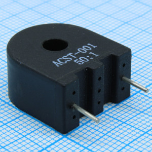 ACST-001-1, Датчик тока 30A, 1:50, 20-200kHz, 1 обмотка