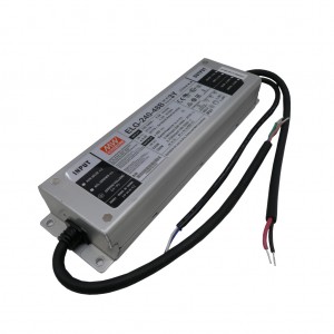 ELG-240-48B-3Y, AC-DC, 240Вт, IP67, вход 100…305В AC, 47…63Гц/142…431В DC, ККМ, выход 24...48В/5А, изоляция 3750В AC, в кожухе 244х71х37.5мм, -40…+85°С (корпус), димминг 3 в 1, провод заземления