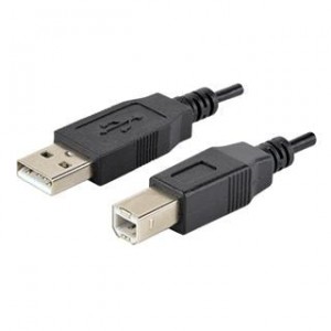 CBL-UA-UB-1, Кабели USB / Кабели IEEE 1394 Cable, 1000 mm, USB type A to USB B, 5V/1A, 480Mbps, 28 AWG, PVC