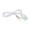 Кабель для подключения светодиодных линейных светильников ДБО-60/120/150 белый 1 метр 3x0,75 мм2 EKF ASC-W-1-LBL