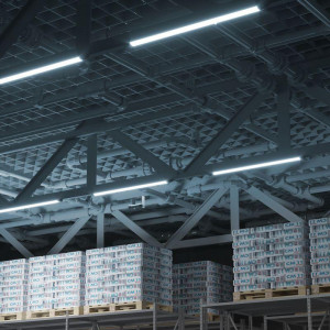 Светильник светодиодный WLF-1 40Вт 6500К IP20 3630лм 1192х75х25мм ДПО линейный матов. рассеив. алюм. 144125336