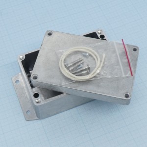 G108MF, Герметичный алюминиевый корпус с фланцами, IP65, некрашеный