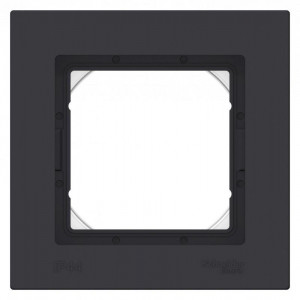 Рамка 1-м AtlasDesign Aqua IP44 карбон SE ATN441001