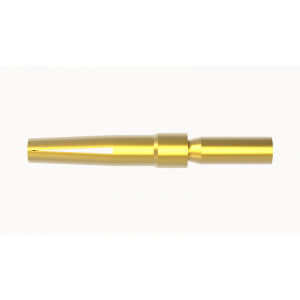 5A-GF-0.52, Розеточный обжимной контакт, для вставок DM, сечение обслуживаемых проводников 0,33-0,52 мм кв., номинальный ток: 5A, тип покрытия контактов: золото