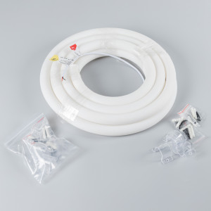 Лента герметичная MOONLIGHT-SIDE-A336-D25mm 24V Warm3000 360deg (14.4 W/m, IP65, 2835, 5m, wire x2) 036274, Гибкая герметичная лента (неон серии MOONLIGHT), сечение 25х25 мм. Светодиоды SMD 2835 336 шт/м. Цвет свечения ТЕПЛЫЙ БЕЛЫЙ (3000 К), индекс цветопередачи CRI>90, световой поток 950 лм/м, угол излучения 360°. Мощность 14.4 Вт/м, питание 24 В. Класс пылевл