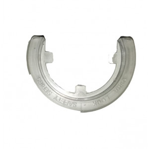 gwrD53-4, Основания-полукольца дополнительные для съемного круглого блокиратора кнопок, поликарбонат, внутренний диаметр – 34 мм, цвет – прозрачный, 10 шт/упак