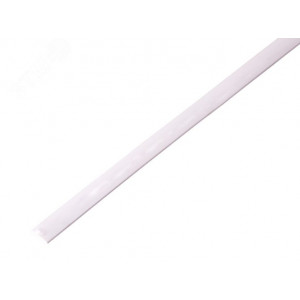 Трубка термоусадочная ТУТ нг 5,0/2,5 белая, термоусаживаемая трубка в метровой нарезке, не поддерживает горение