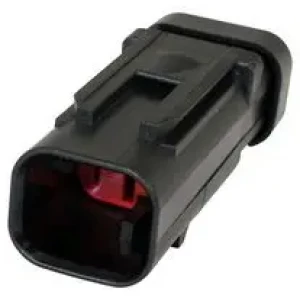 776428-1, Корпус разъема вилка 2 контакт(-ов) 4.5мм прямой монтаж на кабель красный автомобильного применения