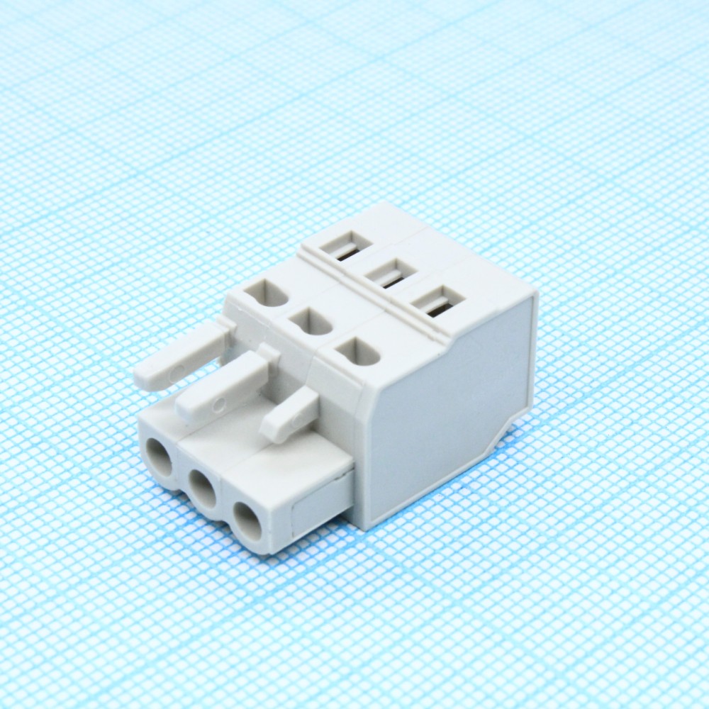 Изображение товара Клеммный соединитель 8EDGK шаг 5.0 мм 3 контакта Degson